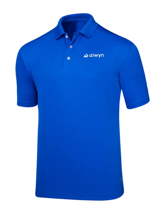 Callaway Core Royal Blue Performance Polo w/Aiwyn Logo