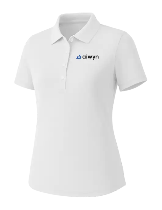 Callaway Womens Core Bright White Performance Polo w/Aiwyn Logo