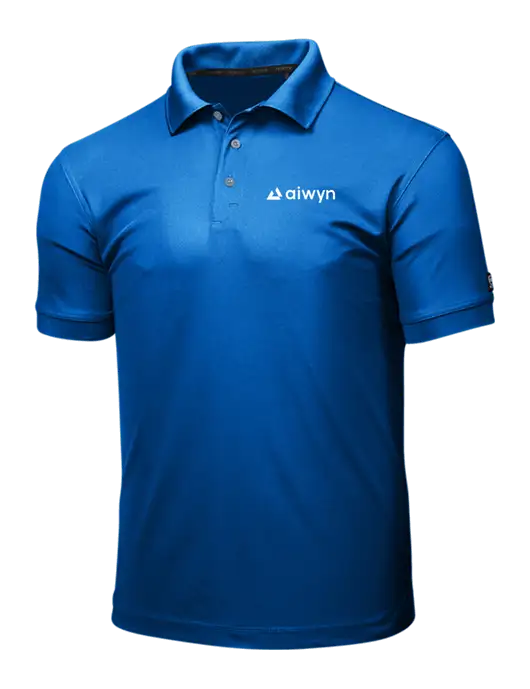 OGIO Royal Blue Caliber 2.0 Polo w/Aiwyn Logo