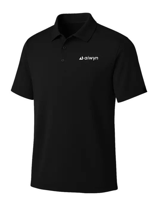 OGIO Blacktop Framework Polo w/Aiwyn Logo