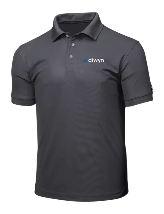 OGIO Charcoal Grey Caliber 2.0 Polo w/Aiwyn Logo
