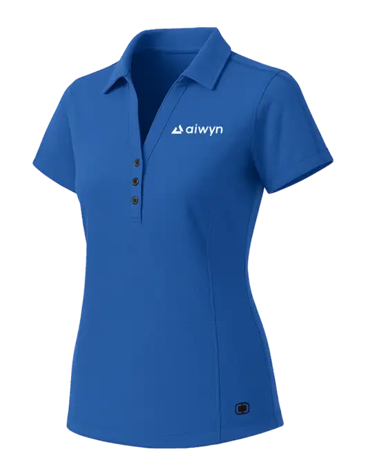 OGIO Womens Royal Blue ONYX Polo w/Aiwyn Logo