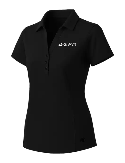 OGIO Womens Blacktop ONYX Polo w/Aiwyn Logo
