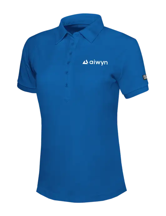 OGIO Womens Royal Blue Jewel Polo w/Aiwyn Logo