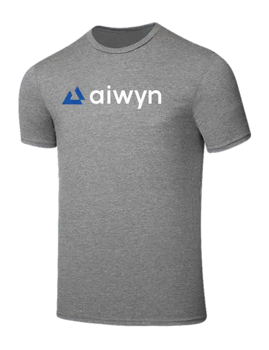 Seriously Soft Grey Frost T-Shirt w/Aiwyn Logo