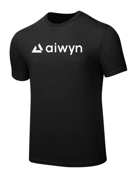 Seriously Soft Black T-Shirt w/Aiwyn Logo