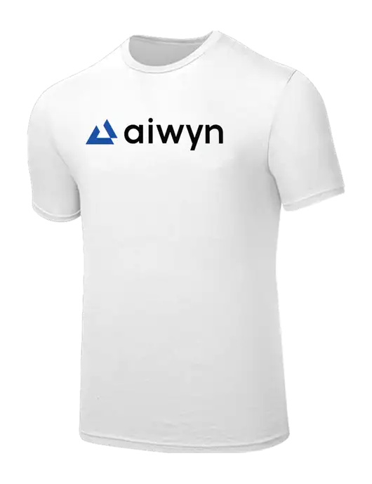 Seriously Soft White T-Shirt w/Aiwyn Logo