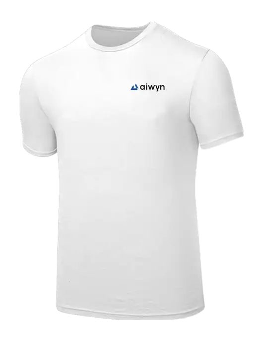 Seriously Soft White T-Shirt w/Aiwyn Logo