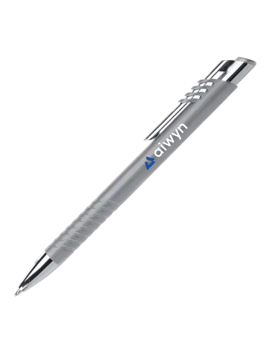 Schirhart Grey Pen - Black Ink w/Aiwyn Logo