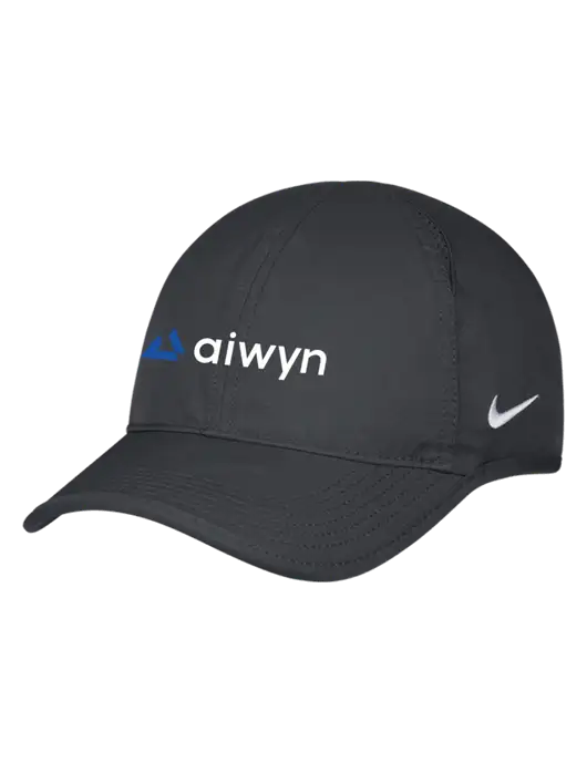 Nike Charcoal Featherlight Cap w/Aiwyn Logo