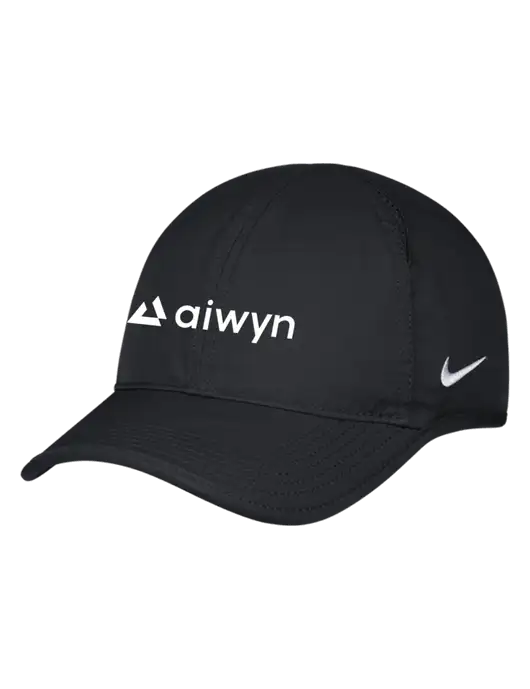 Nike Black Featherlight Cap w/Aiwyn Logo