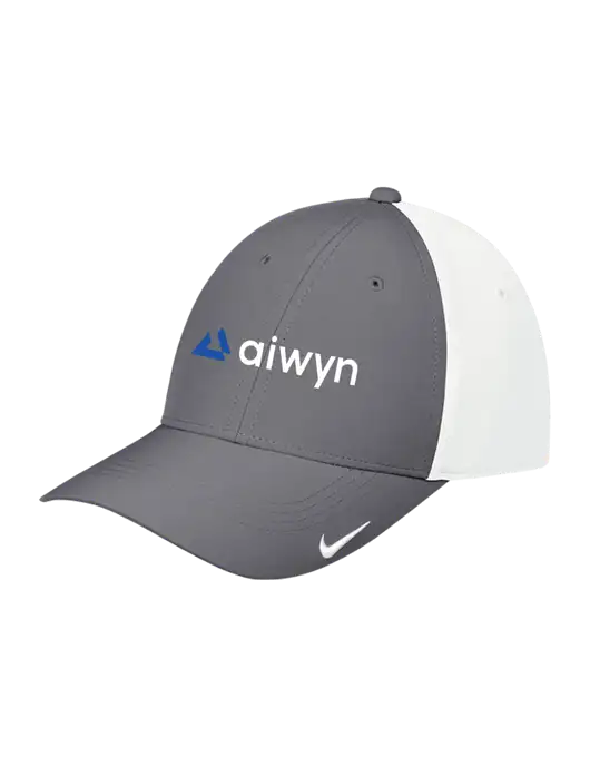 Nike Dark Grey/White Dri-FIT Legacy Cap w/Aiwyn Logo