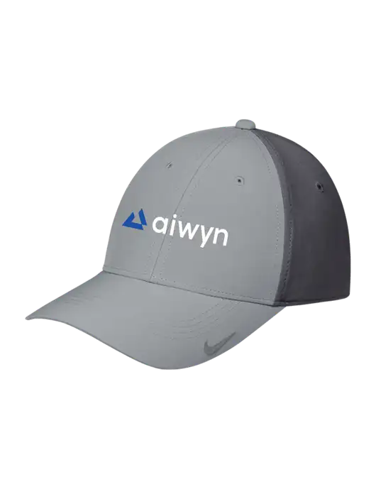 Nike Light Grey/Dark Grey Dri-FIT Legacy Cap w/Aiwyn Logo